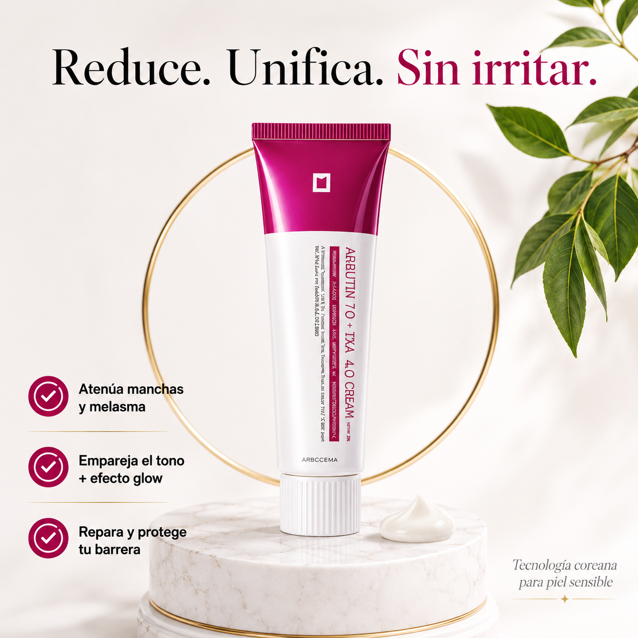 Crema Despigmentante — Arbutina 7% + TXA 4%
