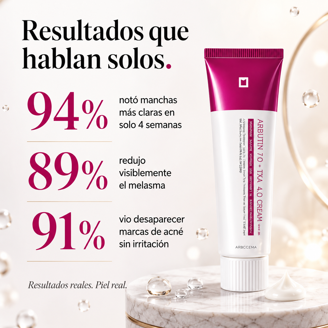 Crema Despigmentante — Arbutina 7% + TXA 4%