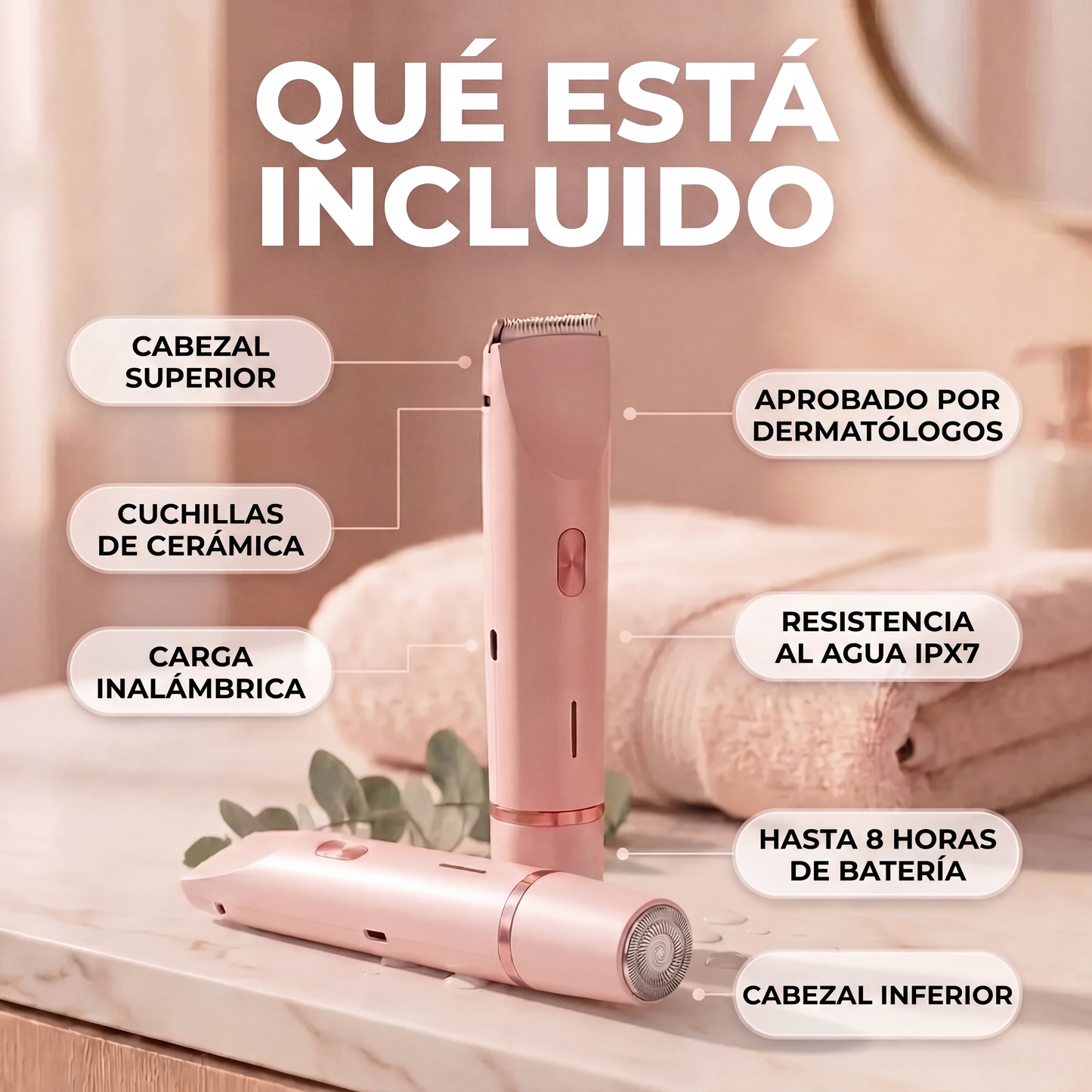 MAQUINILLA 2 EN 1 PARA BIKINI Y CUERPO ALURA
