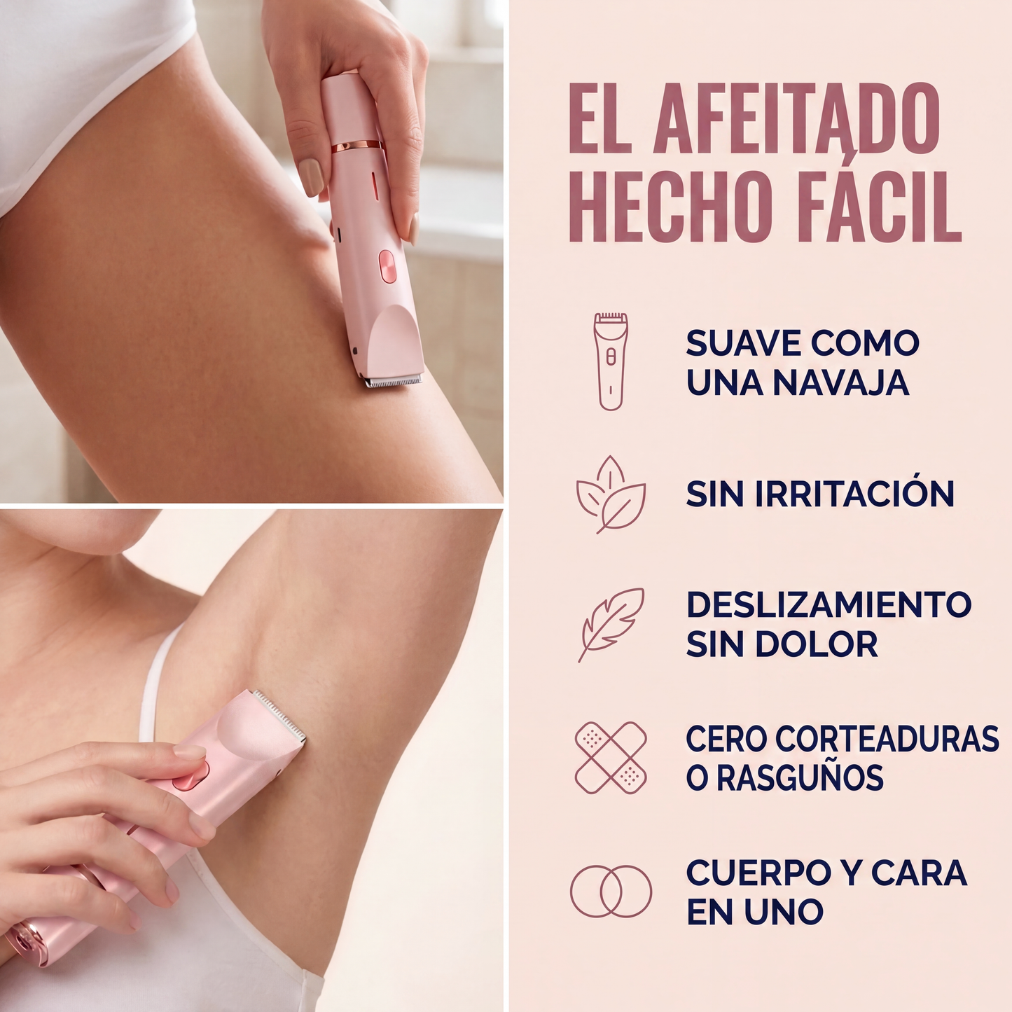 MAQUINILLA 2 EN 1 PARA BIKINI Y CUERPO ALURA