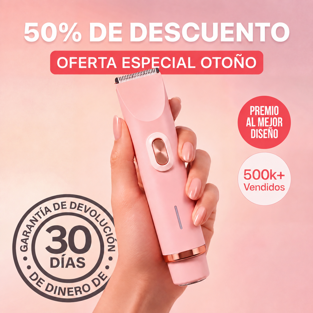Rasuradora de mujer 2 en 1 para bikini y cuerpo Alura