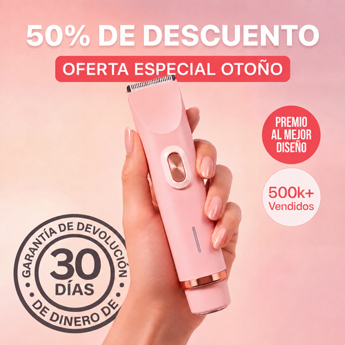 Rasuradora de mujer 2 en 1 para bikini y cuerpo Alura